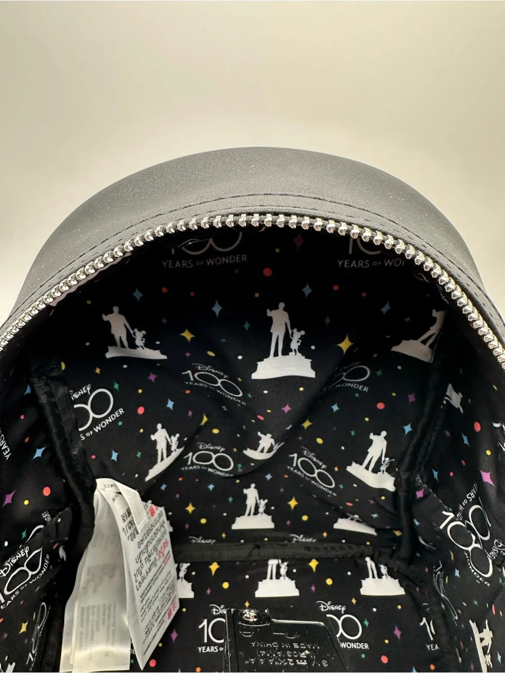 NWT Loungefly light up Disney Parks 100 Years Fireworks Mini Backpack